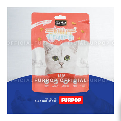 Kit Cat Kitty Crunch 6 Flavors Beef Lamb Chicken Seafood Salmon Tuna