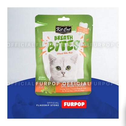 Kit Cat Breath Bite Cat Chicken Lamb Salmon Seafood Kitten