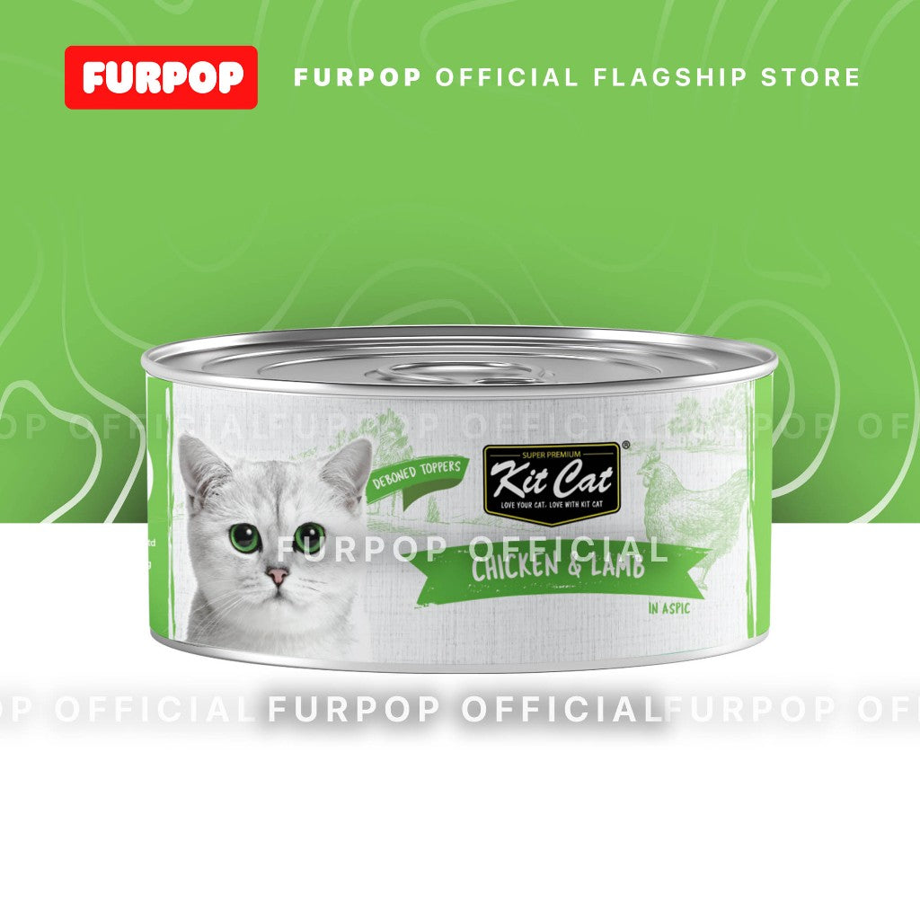 Kit Cat Deboned Canned Wet Cat Food 80g | FURPOP OFFICIAL