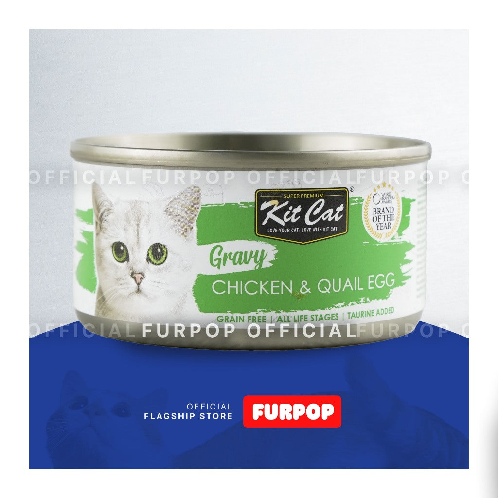 Kit Cat Gravy 70G Gravy Pet Food All Stages Adult Kitten Cat Can Cat Cats Wet Food Pet | FURPOP