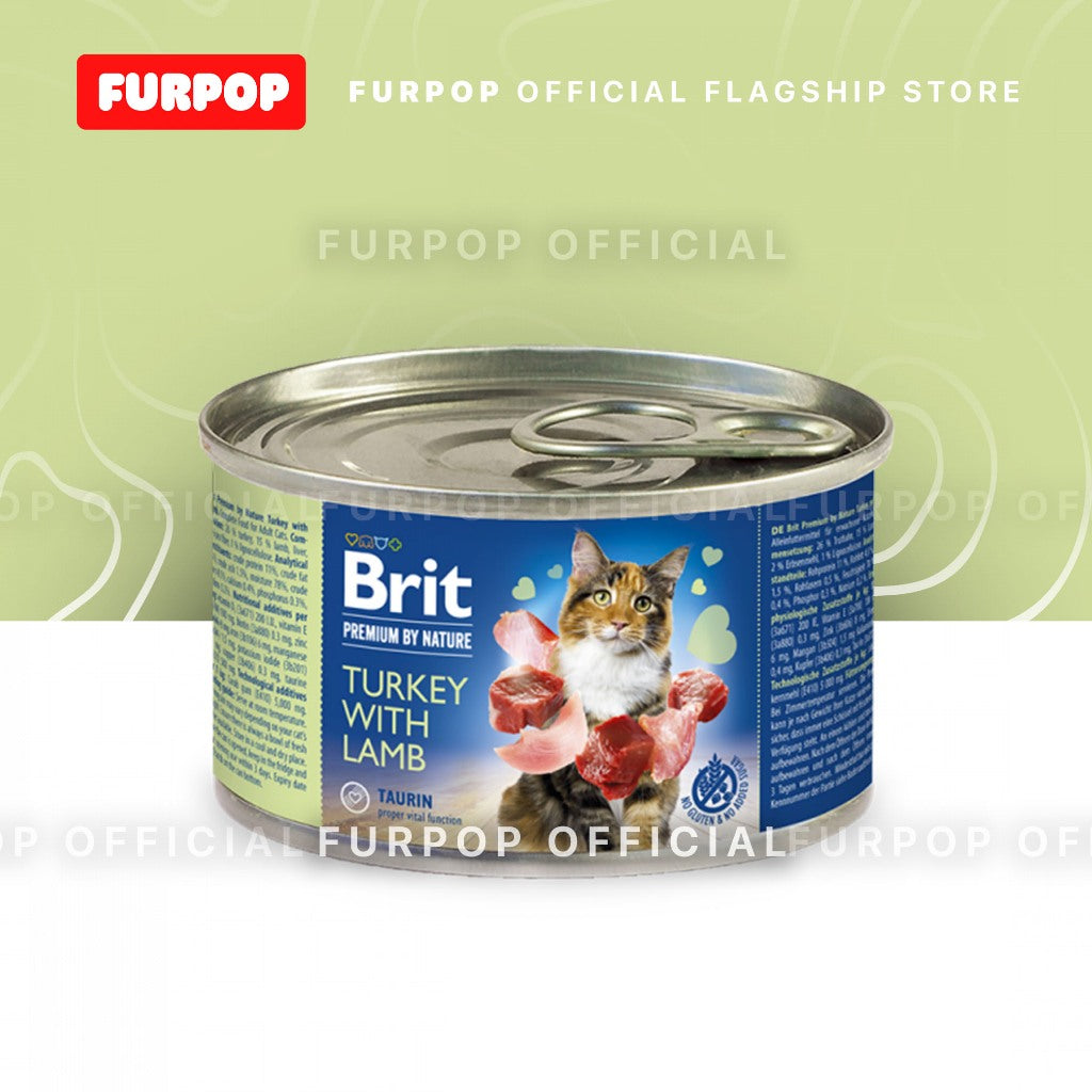 Brit Premium by Nature 12pcs Cat Canned Premium Wet Cat Food | FURPOP
