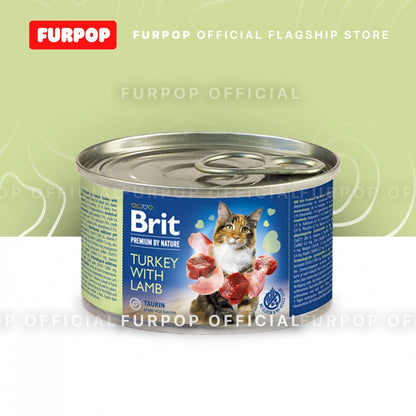 Brit Premium by Nature 12pcs Cat Canned Premium Wet Cat Food | FURPOP