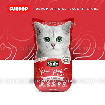 Kit Cat Purr PureePlus+ Wet Premium Cat Treats | FURPOP