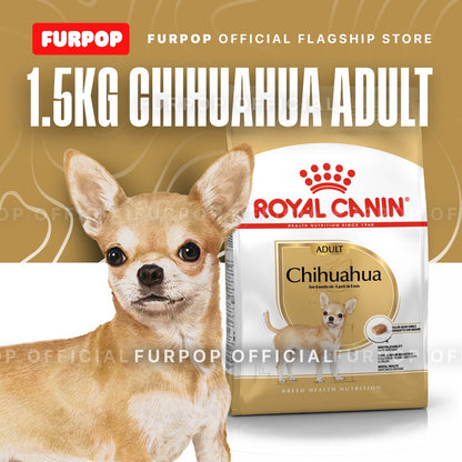 Royal Canin Chihuahua Adult 1.5kg Dry Dog Food - Breed Health Nutrition | FURPOP