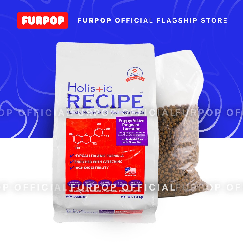 Holistic Recipe Puppy Dry Food Dog Food with Lamb Meal & Rice REPACK 1KG | FURPOP OFFICIAL