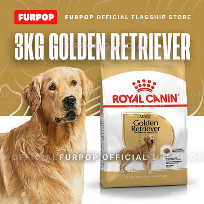 Royal Canin Golden Retriever Adult (3kg) Dry Dog Food - Breed Health Nutrition