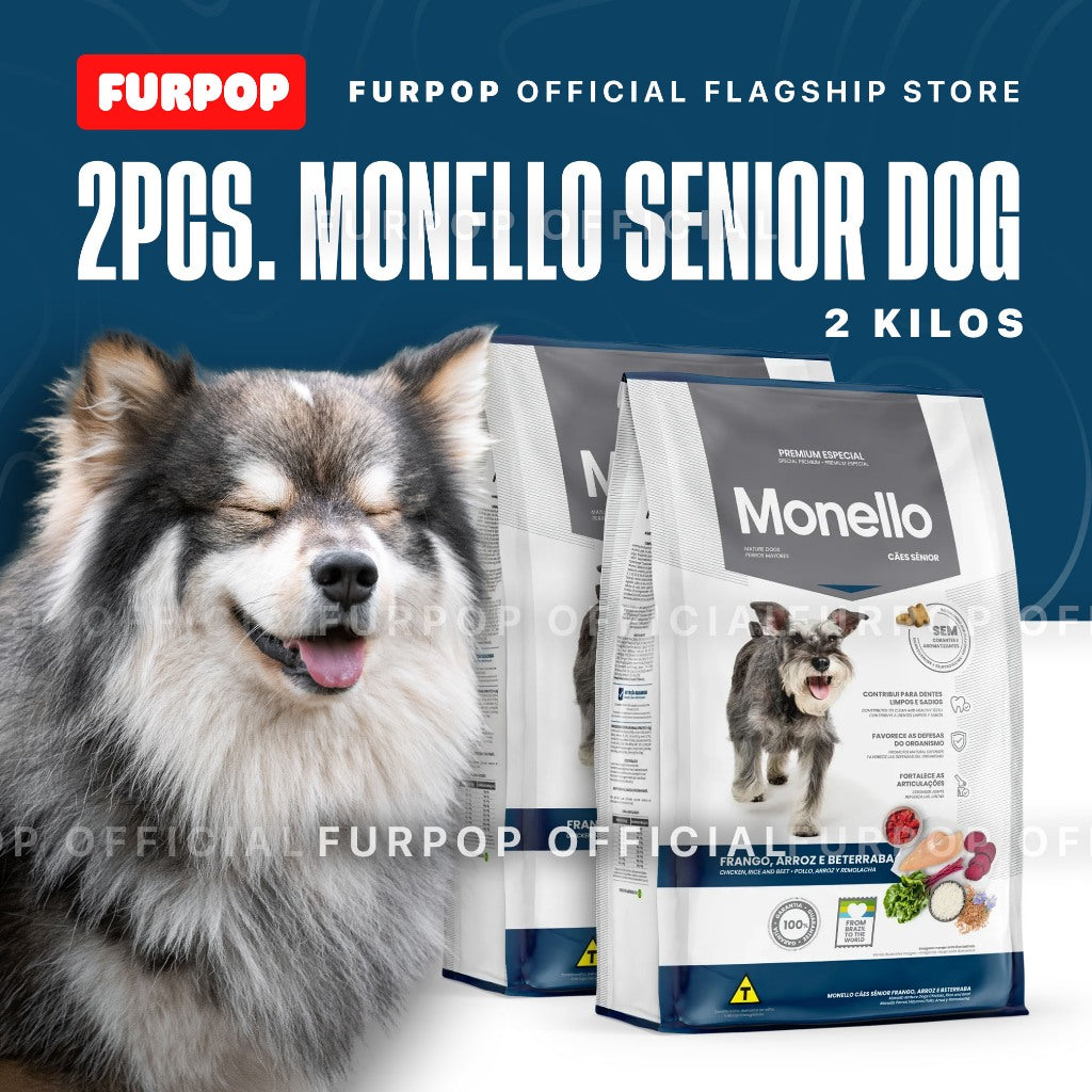 Monello Special Senior Dog (2pcs 1kg) 2KG Mature Premium Food 7ys up | FURPOP