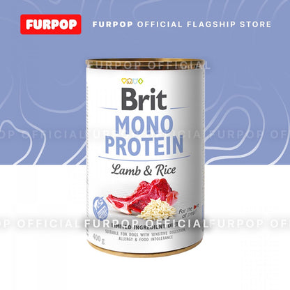 Brit Mono Protein Wet Dog Food 400g | FURPOP OFFICIAL