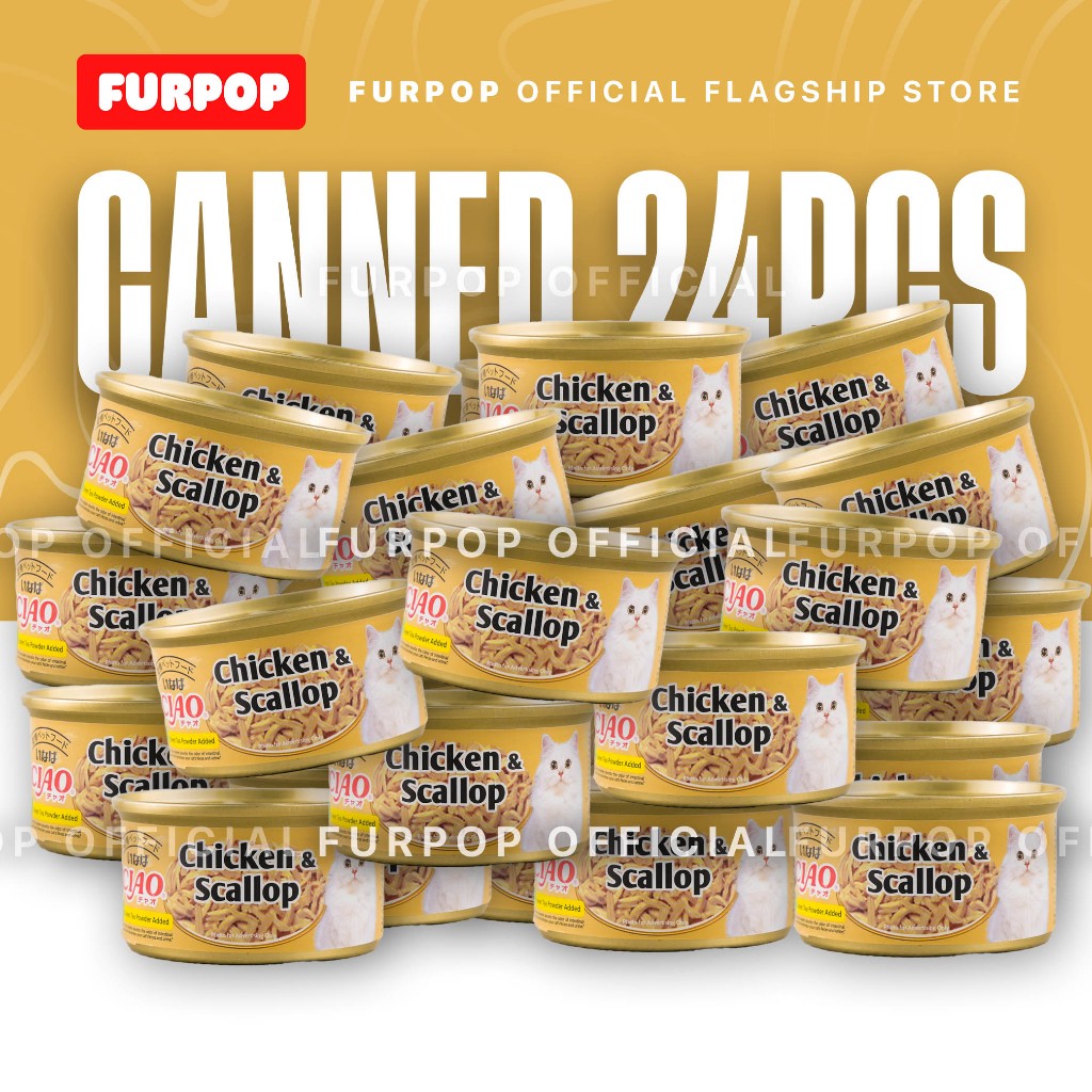Ciao Inaba Premium Cat Canned Food (75G x 24pcs) | FURPOP