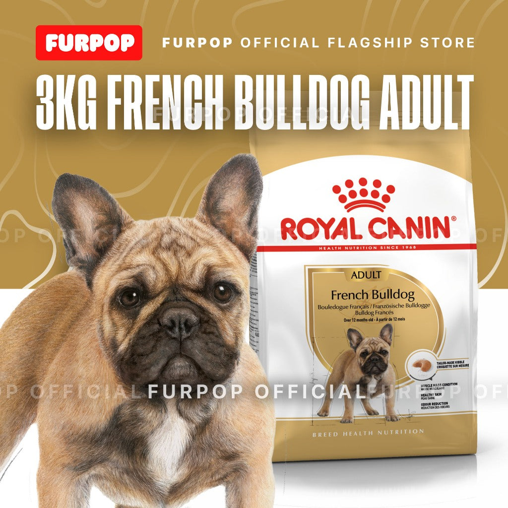 Royal Canin French Bulldog Adult (3kg) Dry Dog Food - Breed Health Nutrition