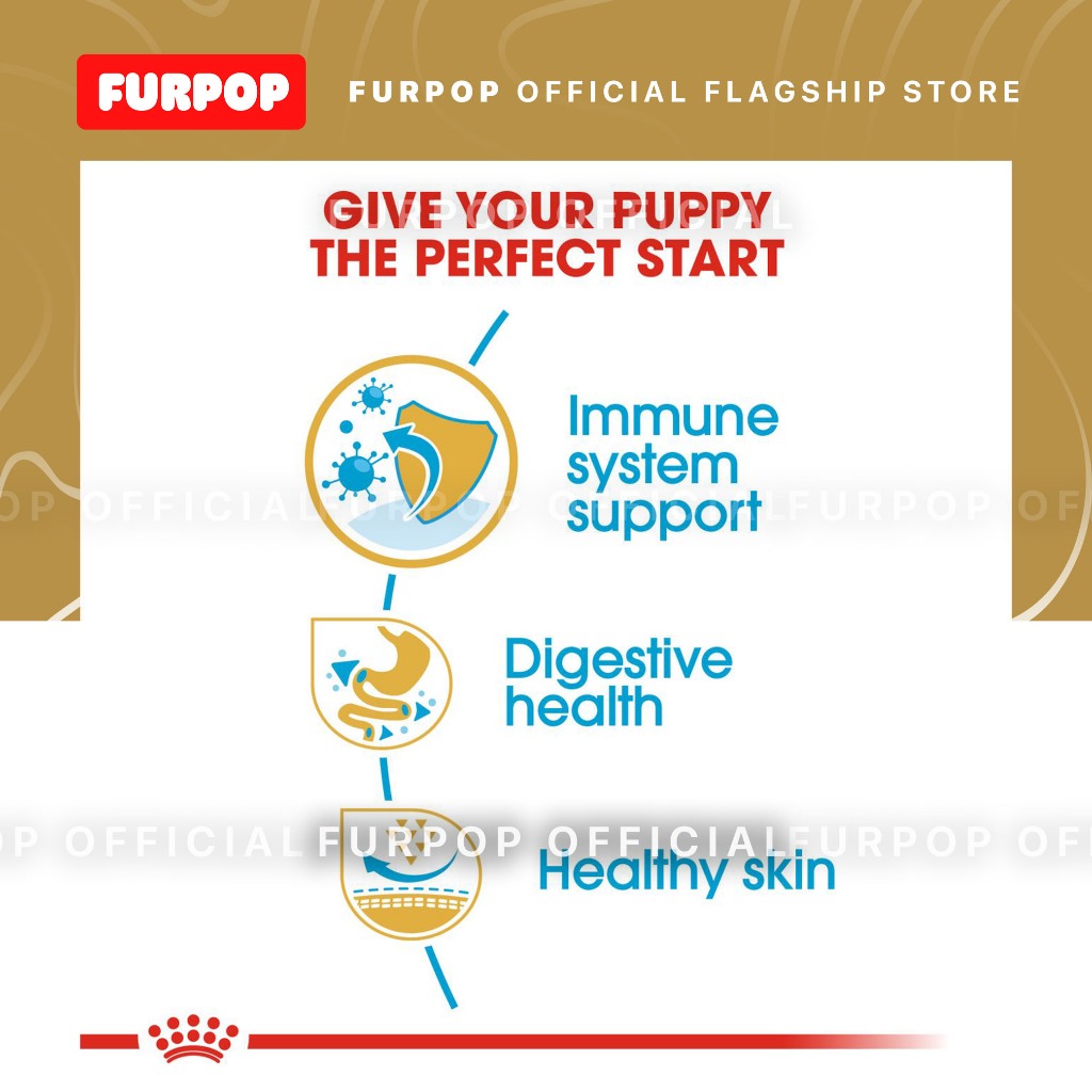 Royal Canin French Bulldog Puppy (3kg) Dry Dog Food - Breed Health Nutrition