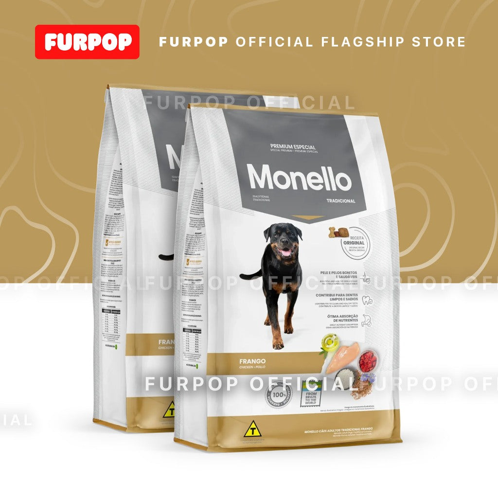 Monello Special (2pcs 1kg) 2KG Adult Dog Traditional Premium Dog Food | FURPOP