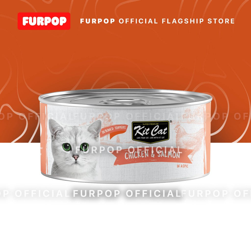 Kit Cat Deboned Canned Wet Cat Food 80g | FURPOP OFFICIAL