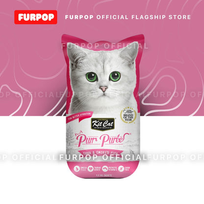 Kit Cat Purr PureePlus+ Wet Premium Cat Treats | FURPOP