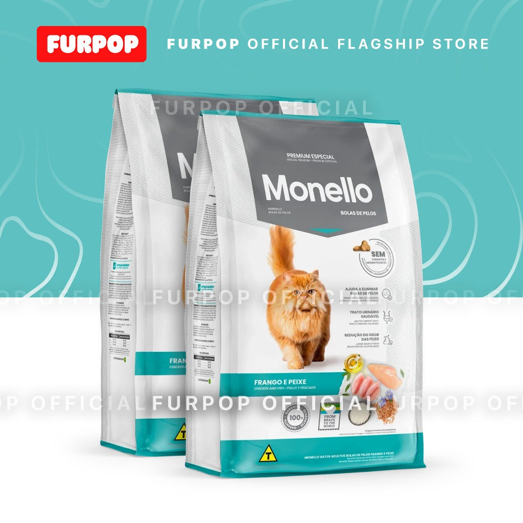 Monello Special (2pcs 1kg) 2KG Adult Cat Hairball Control | FURPOP