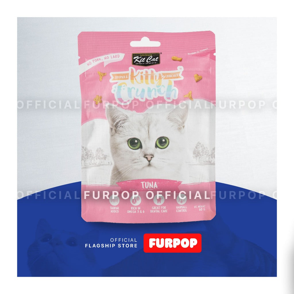 Kit Cat Kitty Crunch 6 Flavors Beef Lamb Chicken Seafood Salmon Tuna