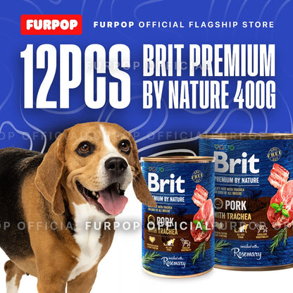 Brit Premium by Nature 12pcs 400G in Can Premium Dog Food Wet Food