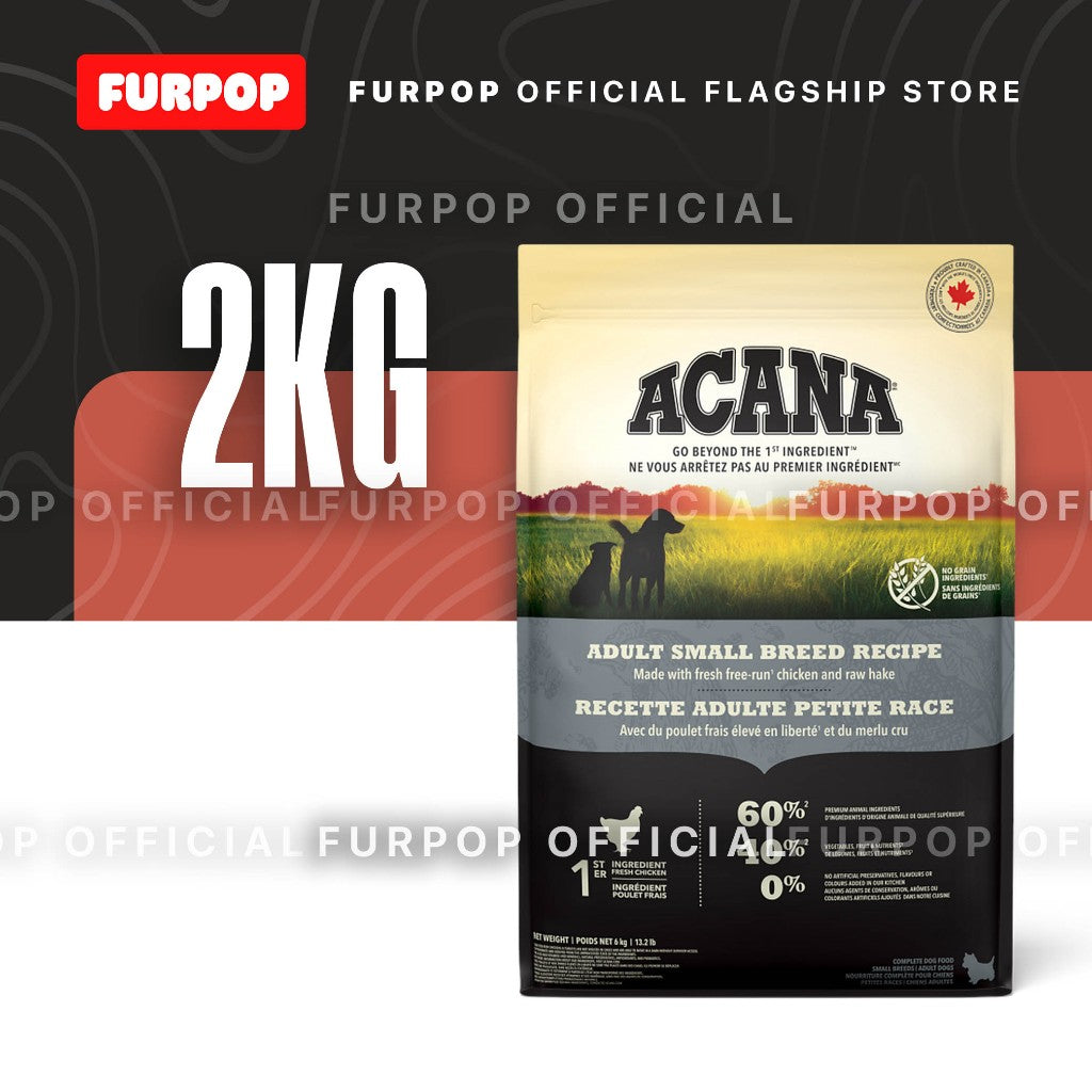 Acana 2KG  Adult Small Breed Dry Dog Food | FURPOP