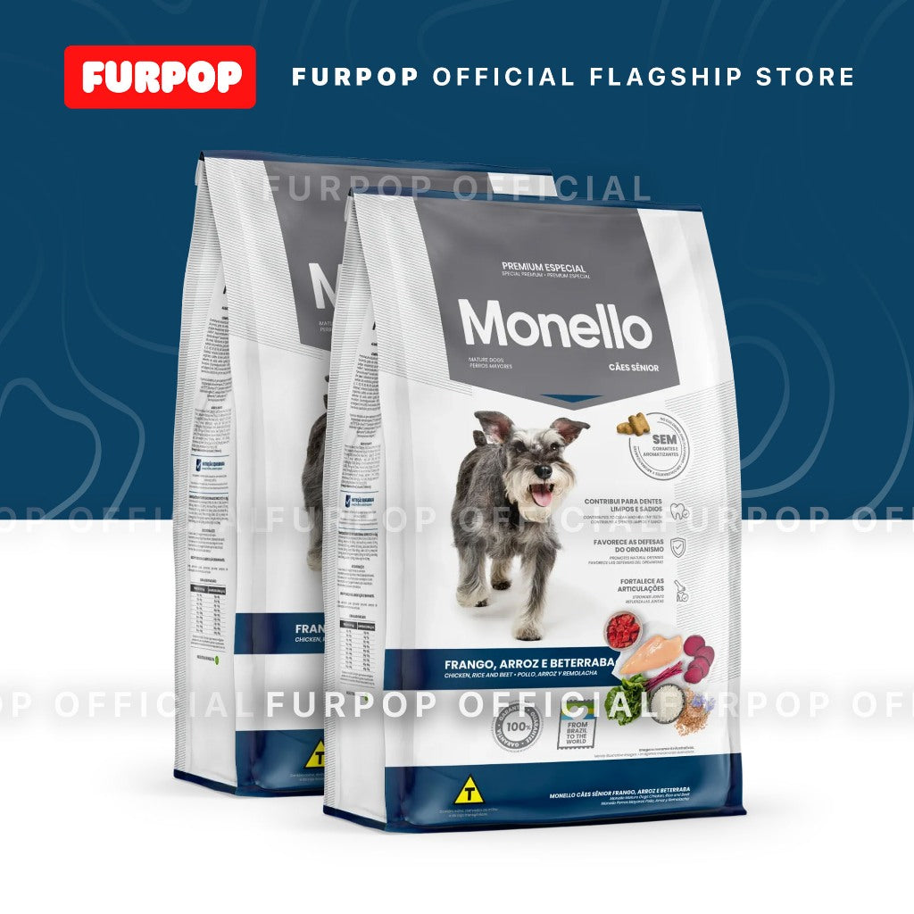 Monello Special Senior Dog (2pcs 1kg) 2KG Mature Premium Food 7ys up | FURPOP