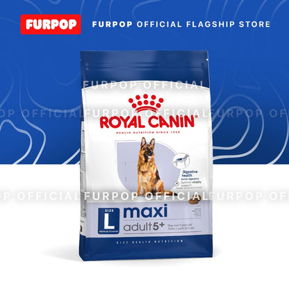 Royal Canin Maxi 5+ Adult (4KG) Dry Dog Food - Size Health Nutrition | FURPOP