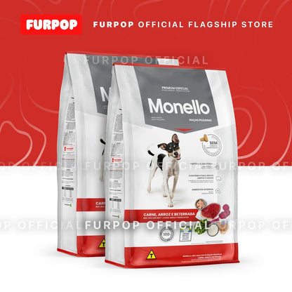 Monello Special (2pcs 1kg) 2KG Small Breed Adult Dog Beef, Rice & Beet | FURPOP