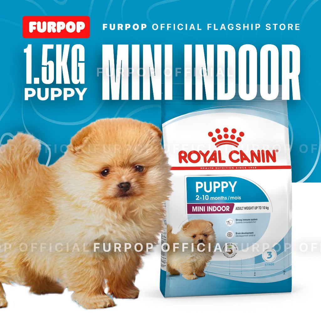 Royal Canin 1.5KG Mini Indoor Puppy (1.5kg) Dry Dog Food - Size Health Nutrition